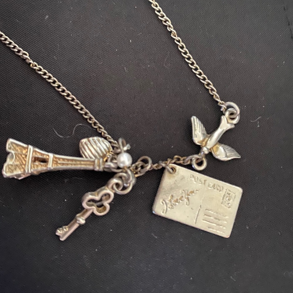 Paris charm necklace
